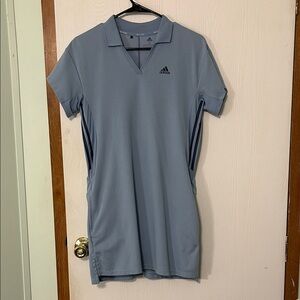 Adidas Light Blue Polo Dress Size Small